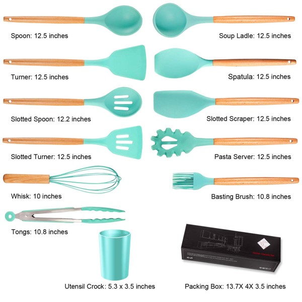 oannao silicone utensils